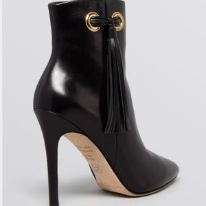 Designer Leather Booties